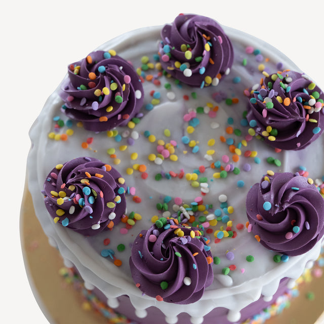 Online Cake Order - Purple Drip Cake #15Drip