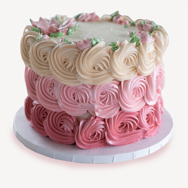 Online Cake Order - Rosettes #21Texture