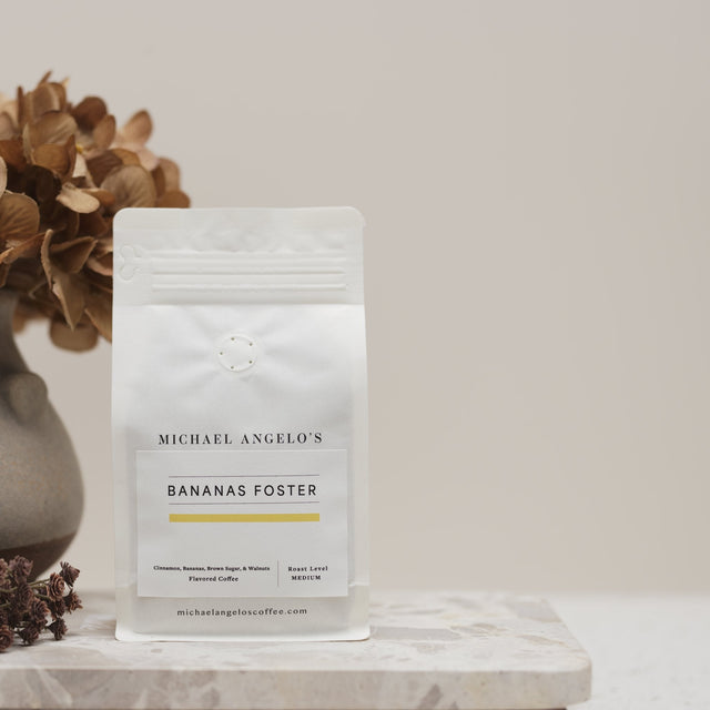 Michael Angelo's Bananas Foster coffee bag, view 2