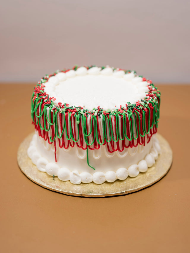 Christmas party Cake - #595Featured