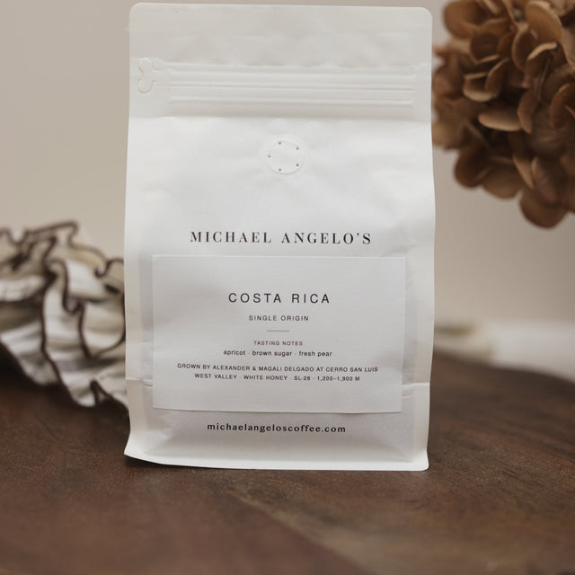 Michael Angelo's Costa Rica Cerro San Luis coffee bag, view 2