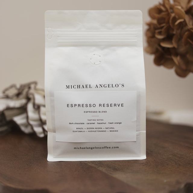 Michael Angelo's Espresso Reserve whole bean coffee