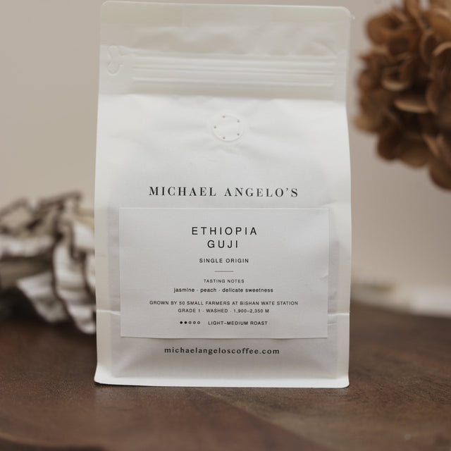 Michael Angelo's Ethiopia Guji coffee bag, view 3