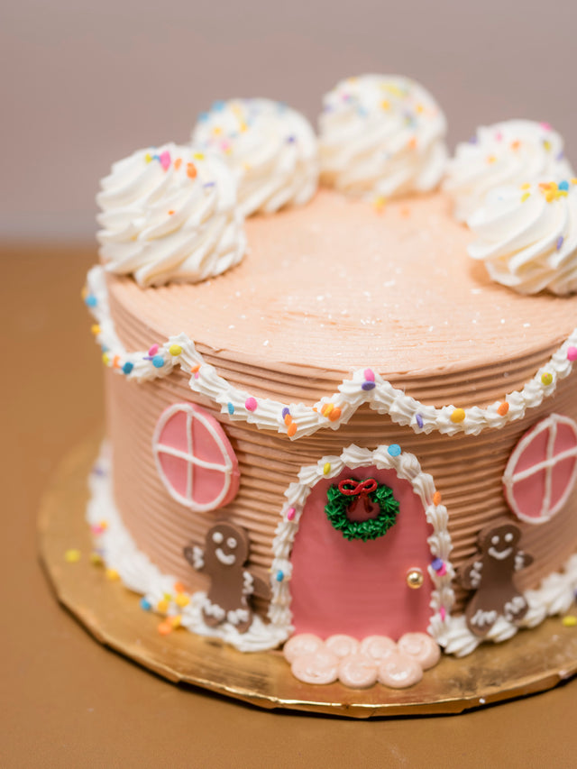 Gingerbread House Cake - #598Featured