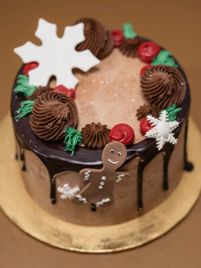 Christmas Chocolate Drip Cake - #599Featured