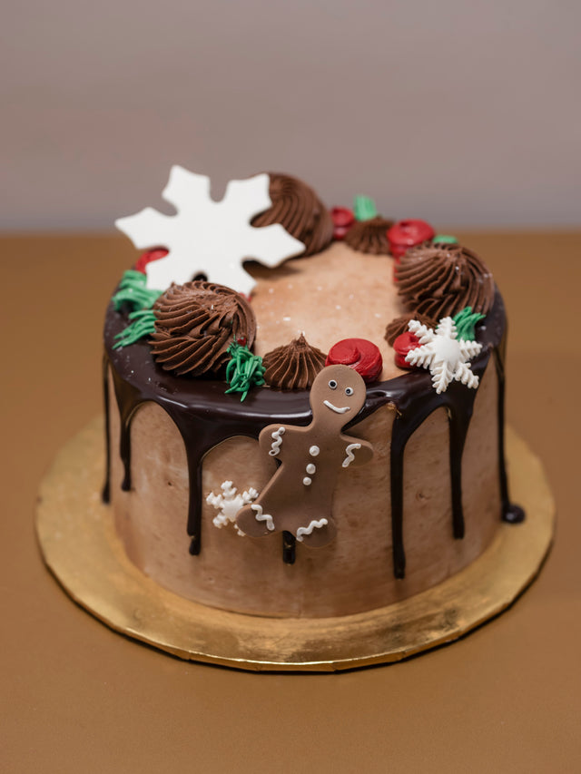 Christmas Chocolate Drip Cake - #599Featured