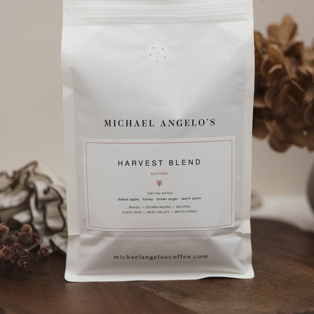 Michael Angelo's Harvest Blend coffee bag, view 3
