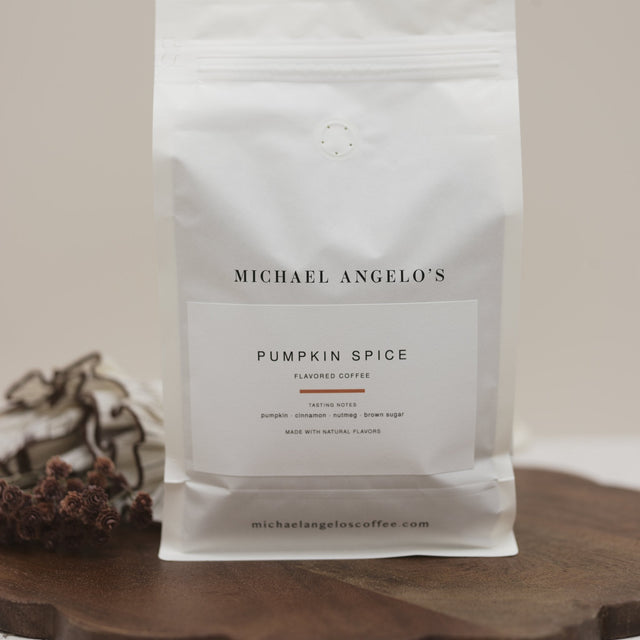 Michael Angelo's Pumpkin Spice whole bean coffee