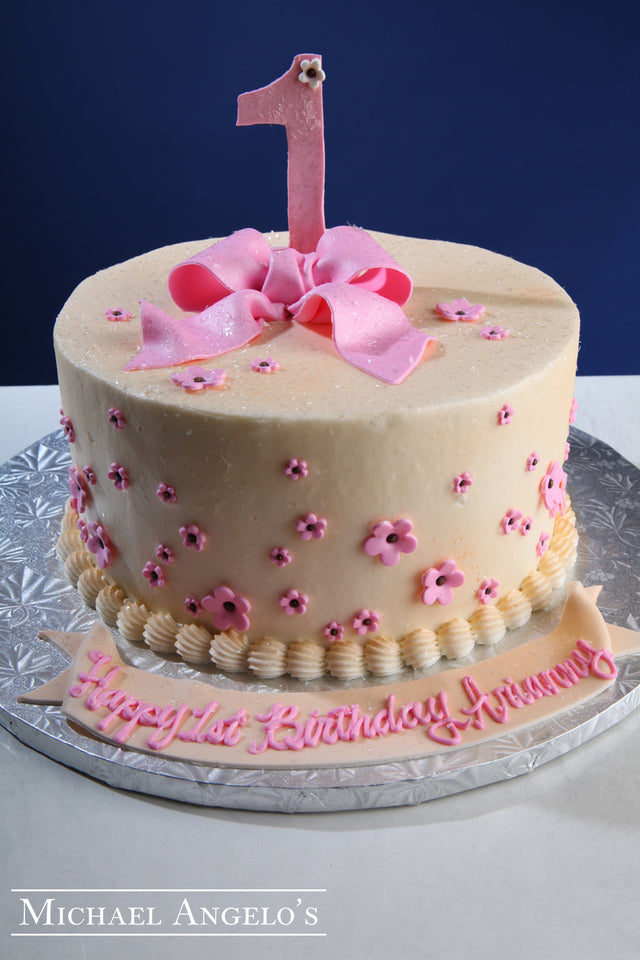 Small Pink Bow #30Milestones