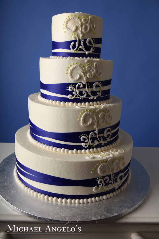 Blue Twisted Ribbon #26Modern