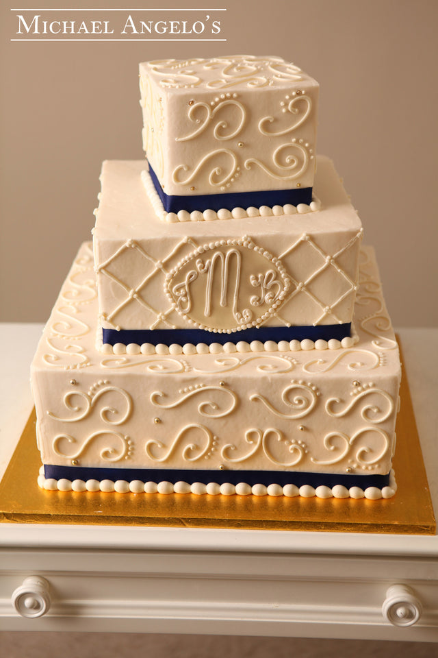 Cream & Navy #79Ribbons