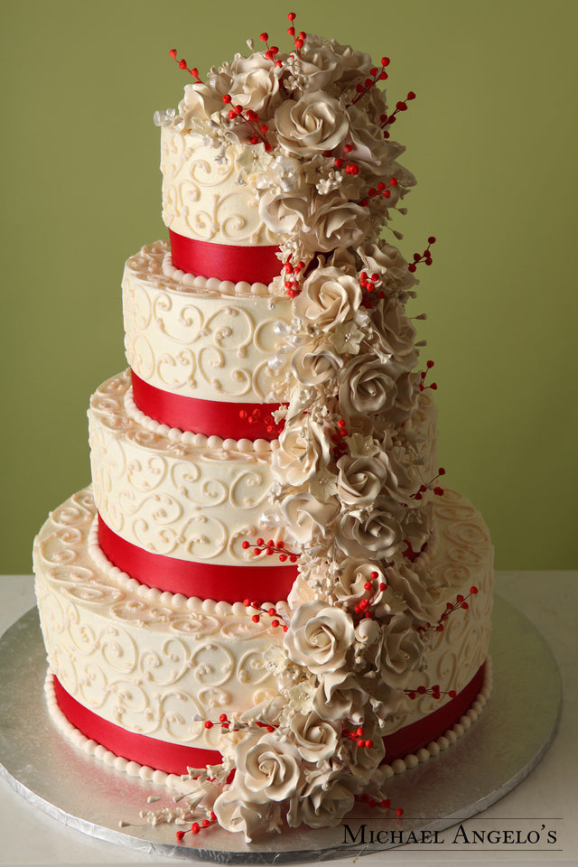 Scarlet & Ivory #19Floral