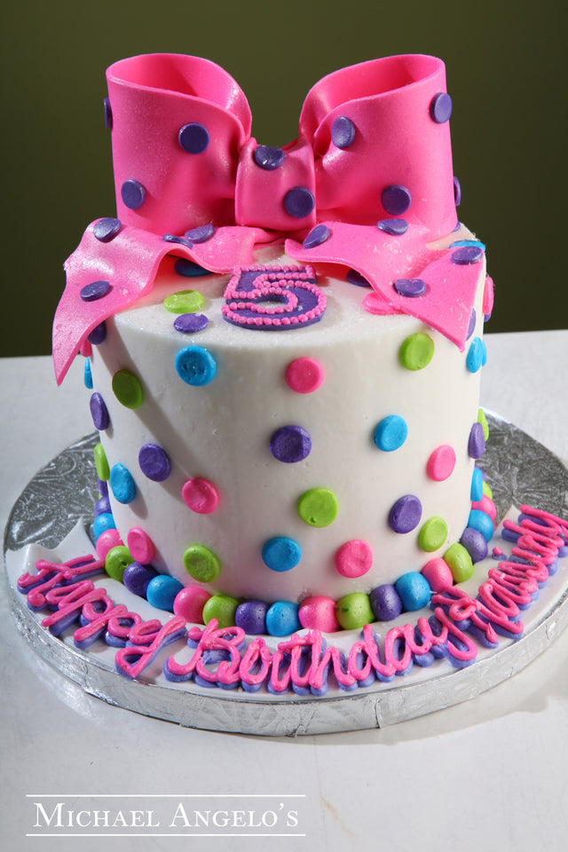 Polka Dot Bow #26Swirls