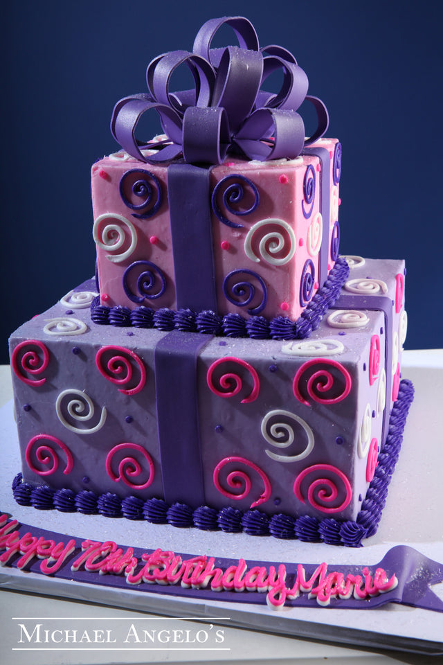 Purple Ribbon & Bow #3Present
