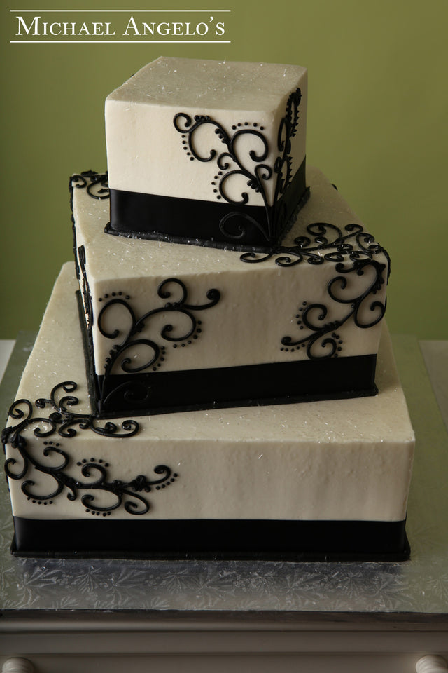 Black Swirl & Shimmer #77Ribbons