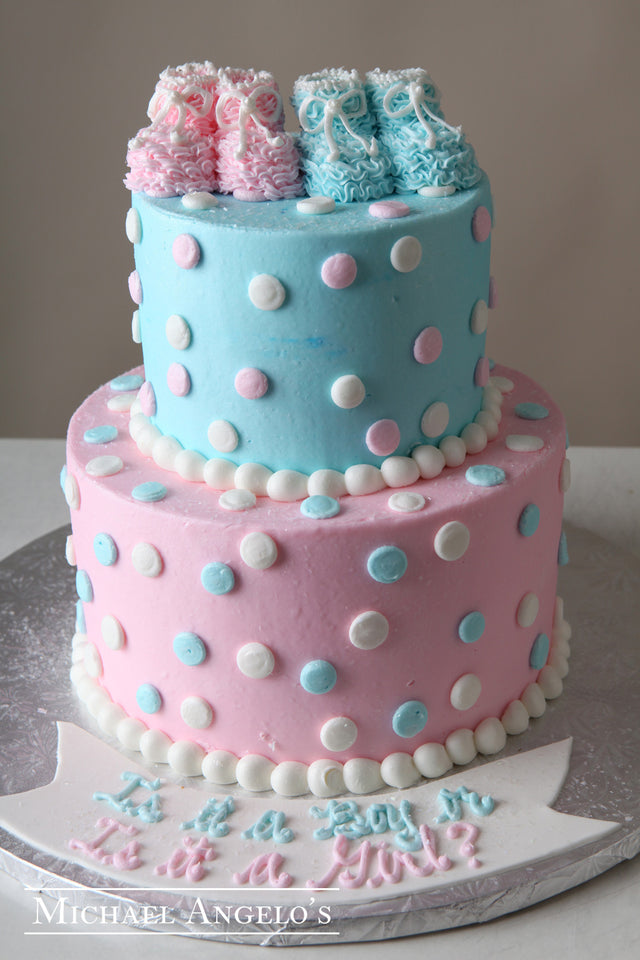 Pink & Blue Booties #18Baby