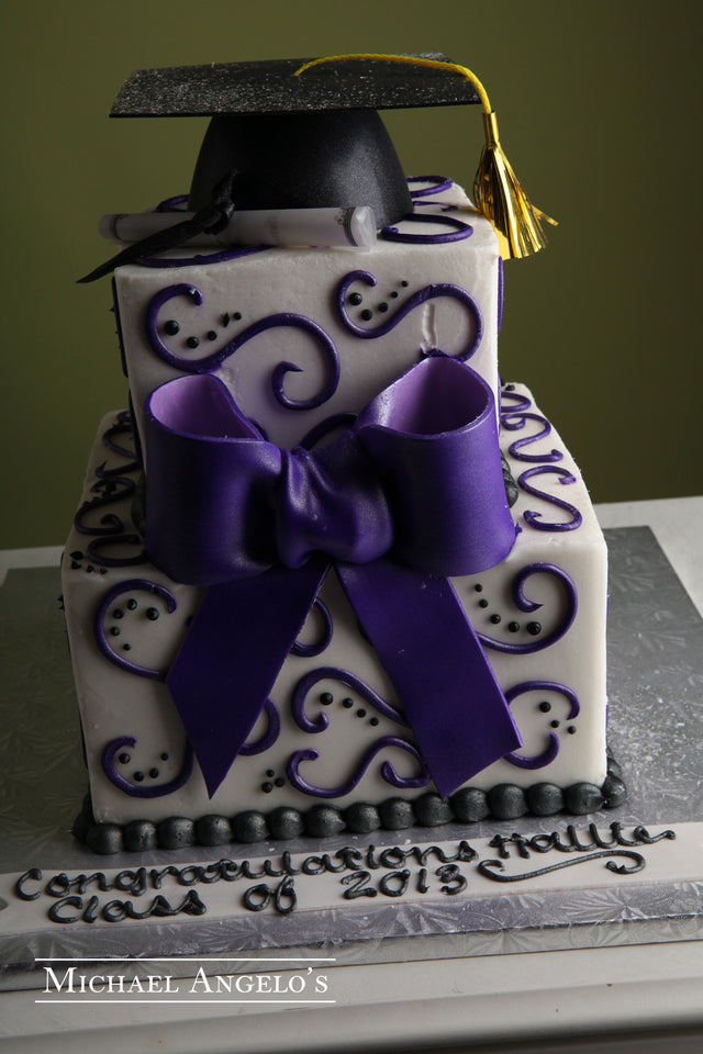 Large Bow & Cap #49Graduation