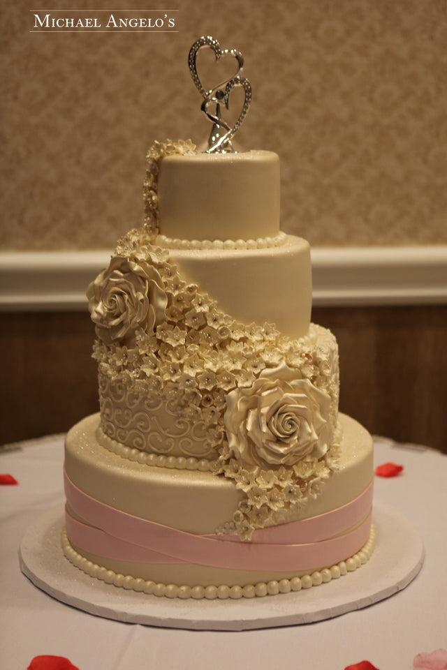 Cascading Gum Paste Roses #39Floral