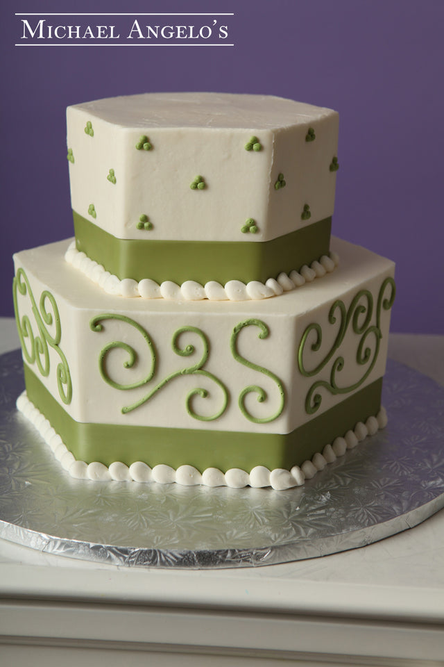 Simple Green Swirl #92Ribbons