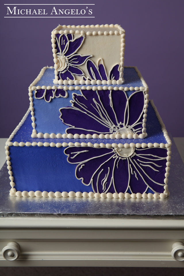 Artistic Flower in Violet #55Modern