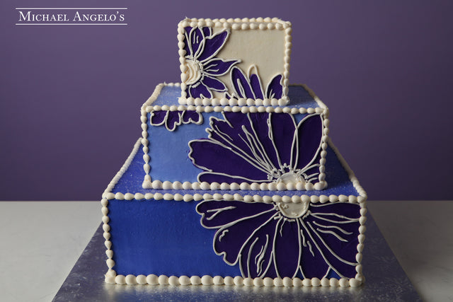 Artistic Flower in Violet #55Modern