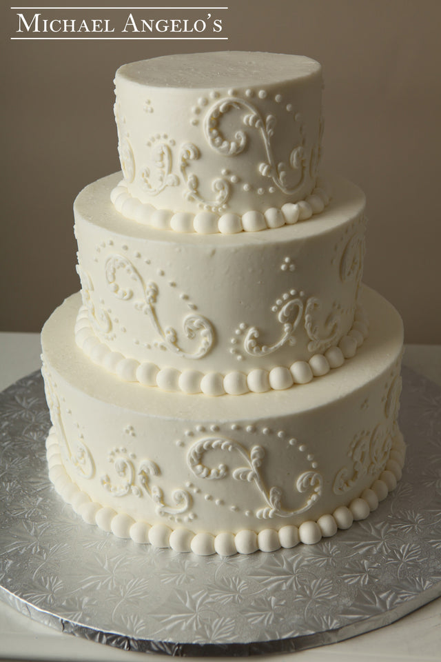 Ivory Ornate Swirl #55Classic