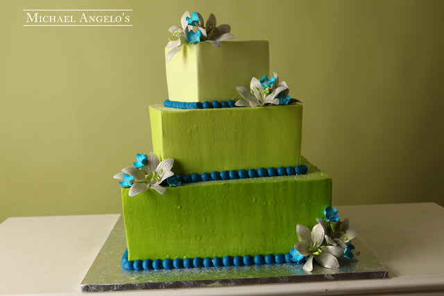 Green, Blue, & Orchids Tool #51Modern