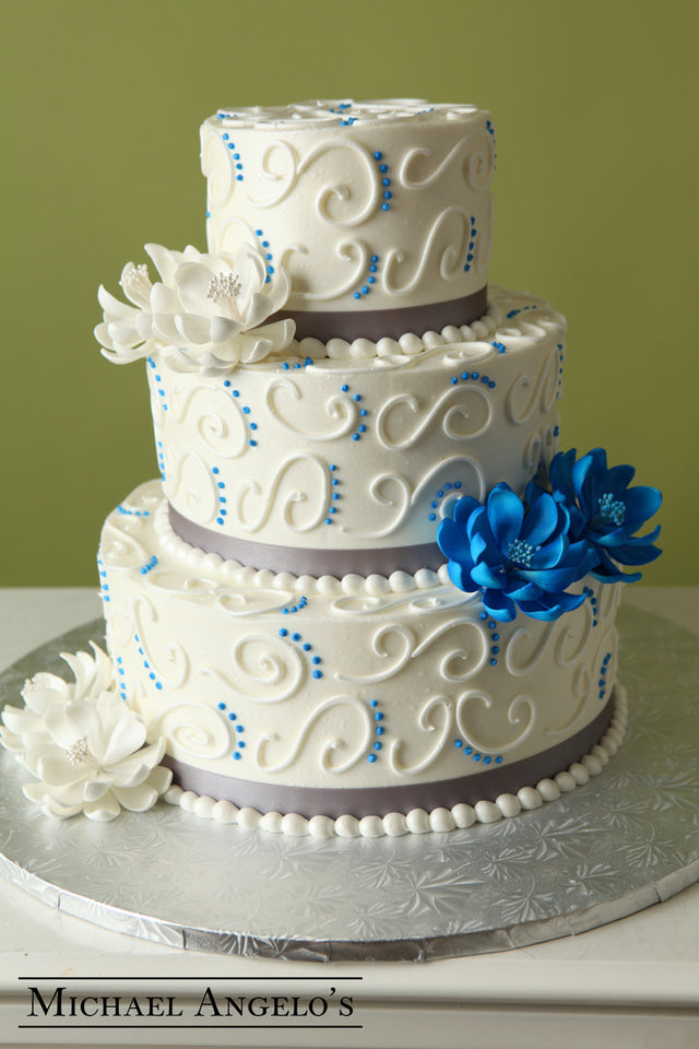 Silver & Blue Bliss #42Ribbons