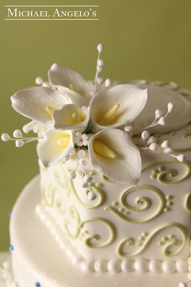 Calla Lillies with Swirls #12Classic