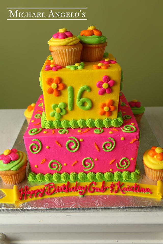 Pink 'n Yellow Fun #9Swirls