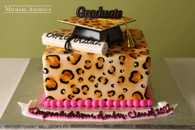 Cheetah Grad Hat #9Graduation