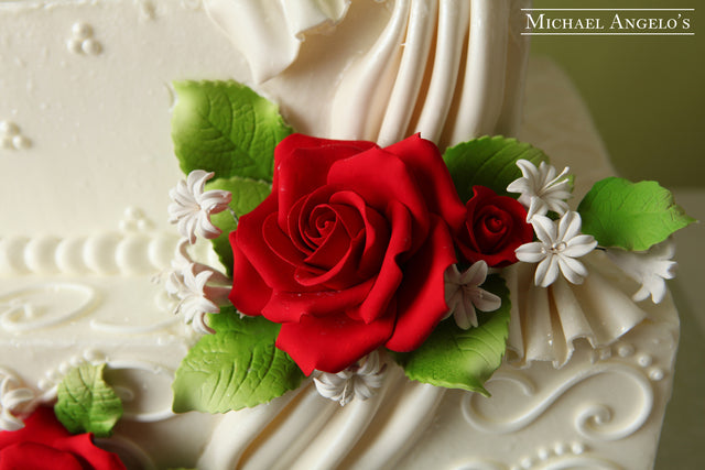 Red Rose Drapery #13Drapery
