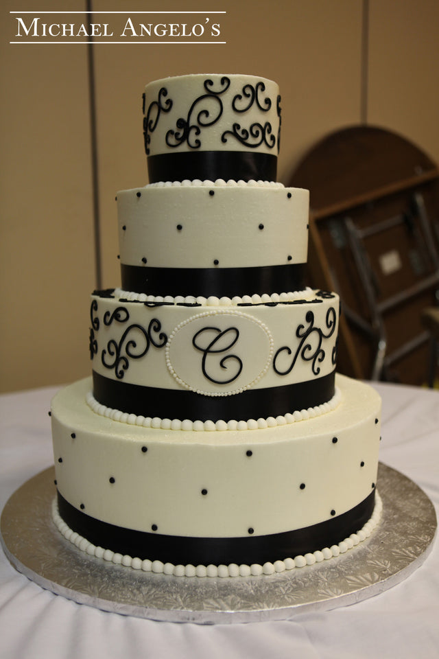 Black Ribbon & Dots #26Classic