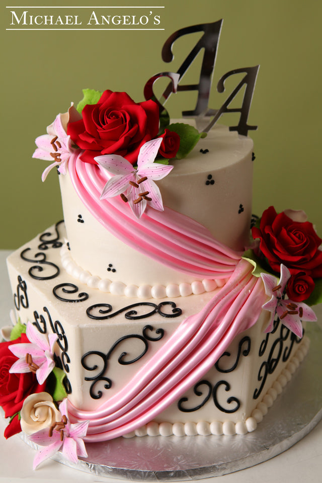Roses & Lillies #21Drapery