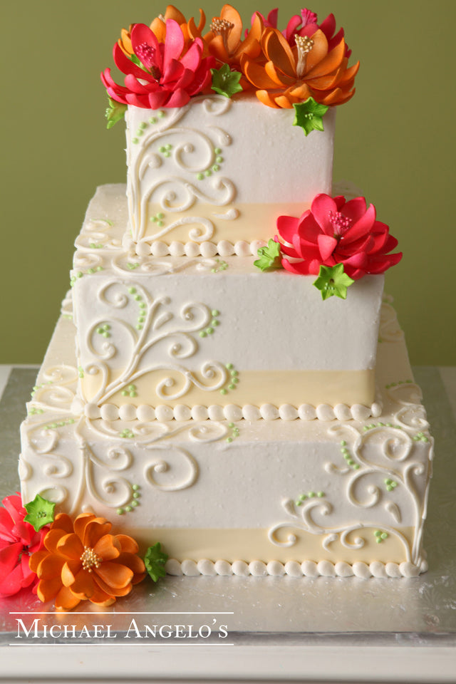 Orange Lotus #76Ribbons