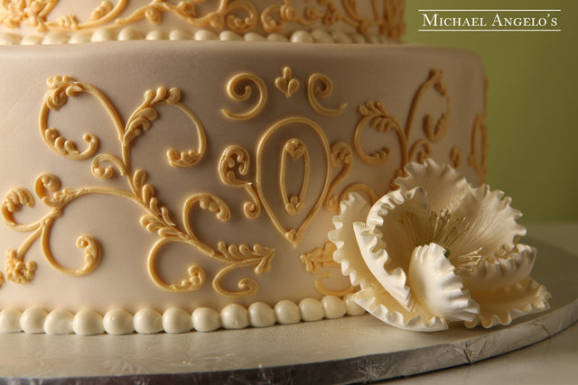 Lotus Flowers & Carriage Swirls #5Classic