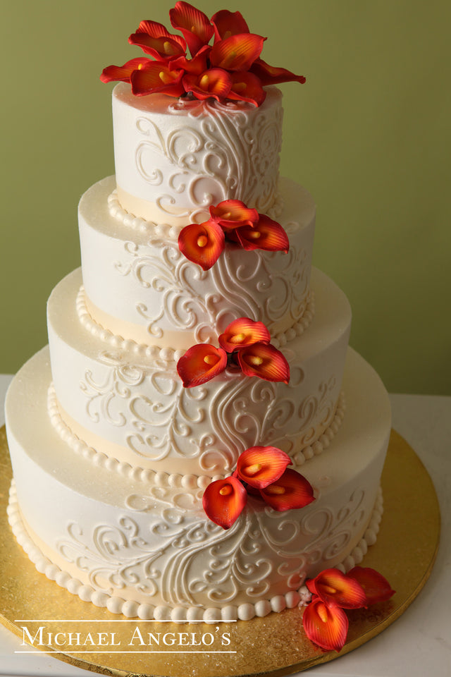 Ornate Swirls & Calla Lillies #15Classic