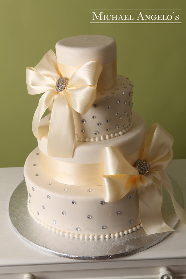 Ivory Bows & Gems #2Bow
