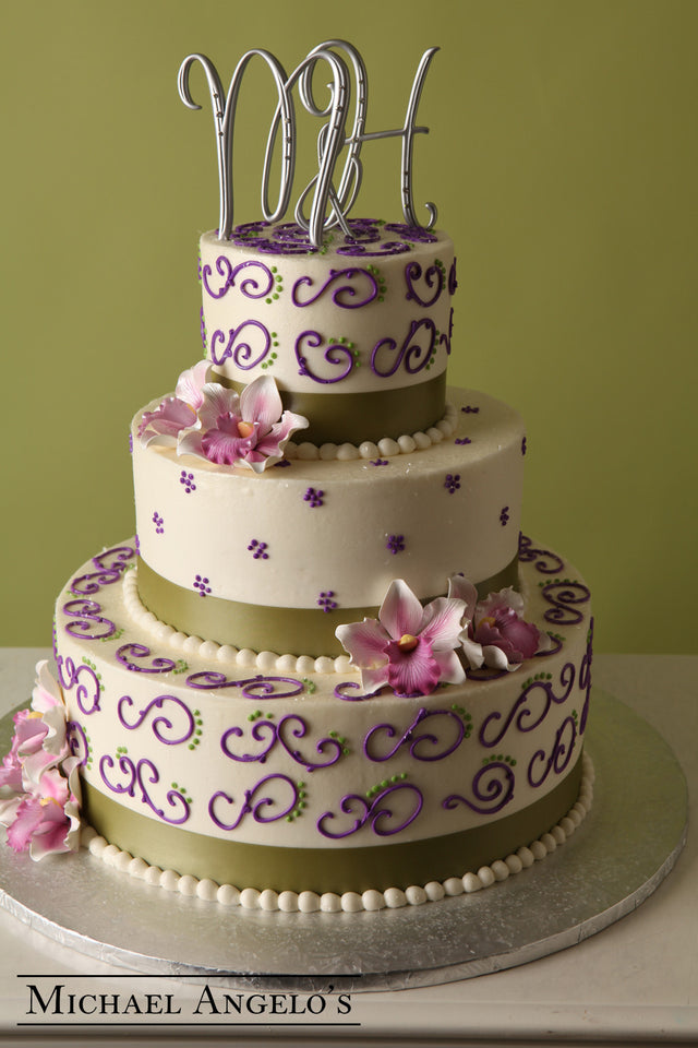 Purple & Green Swirl #45Ribbons