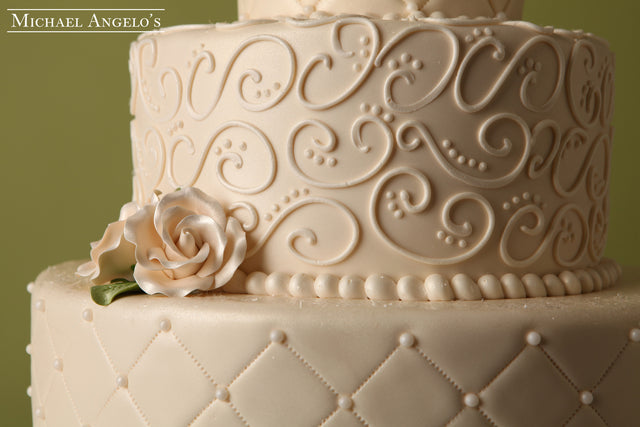 Fondant Stitching & Roses #1Classic