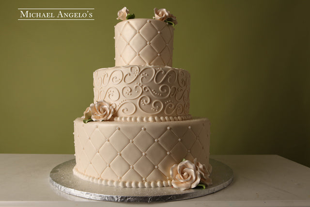 Fondant Stitching & Roses #1Classic