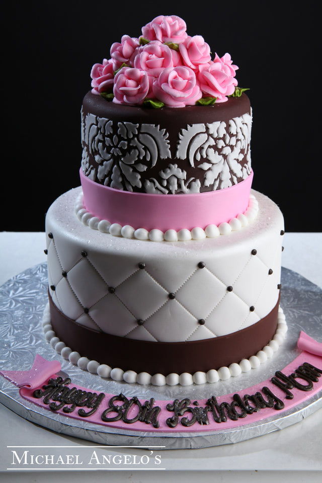 Damask with Roses #105Milestones