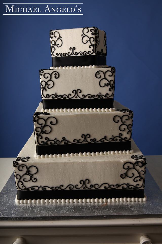 Swirls on Corners #38Ribbons