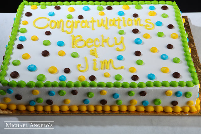 Polka Dot Sheetcake #44Swirls