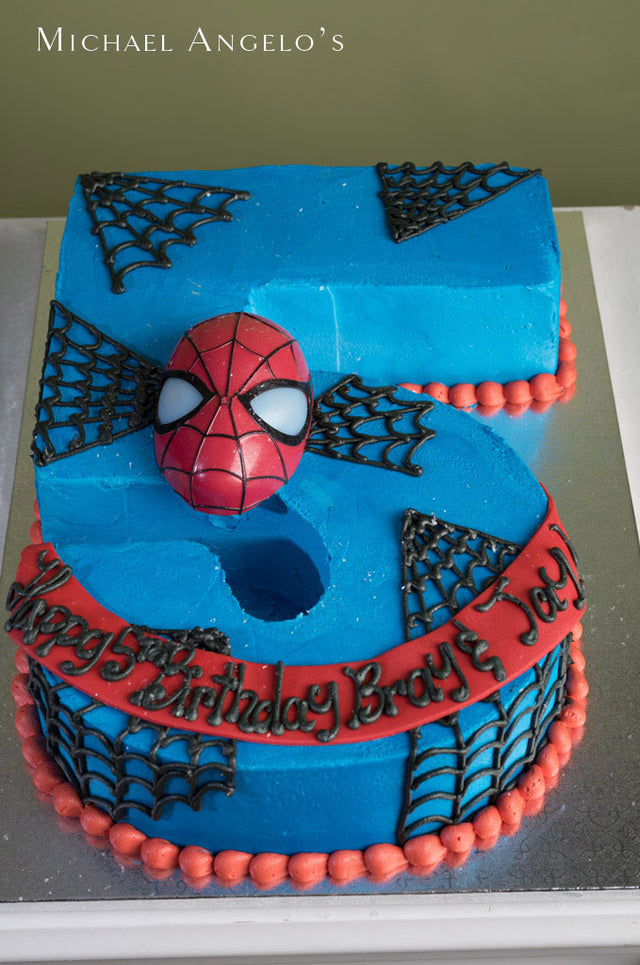 Spider-Man Number Cake #326Characters