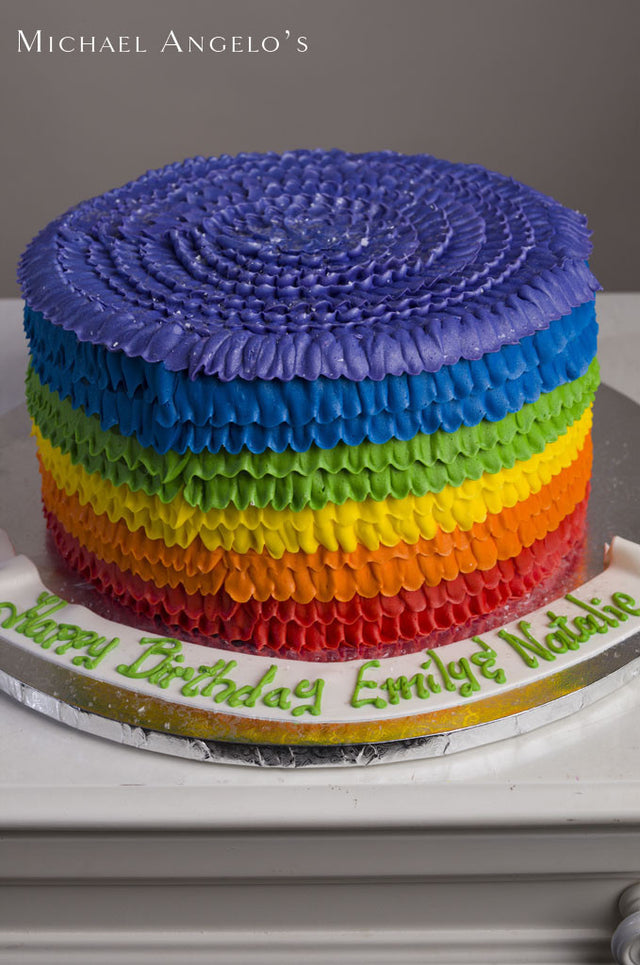 Rainbow Ruffle #95Swirls