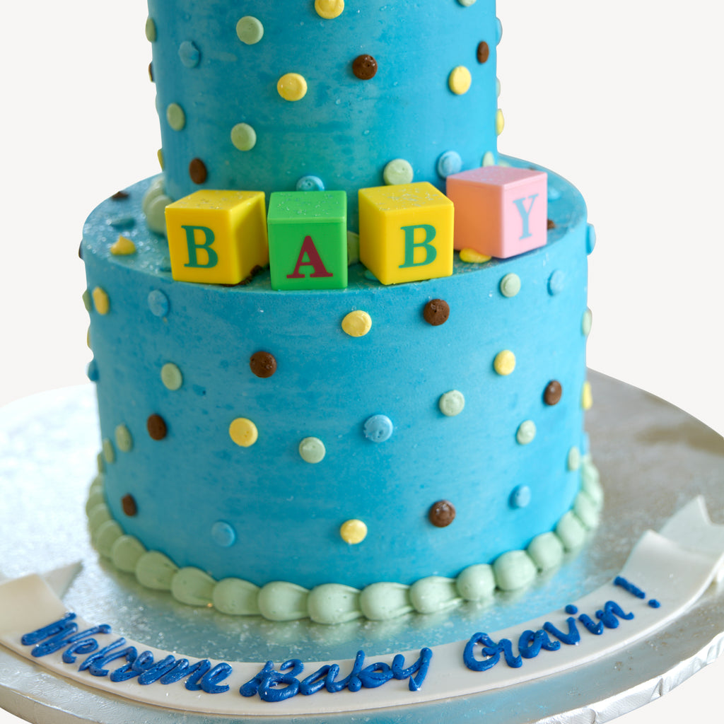 Online Cake Order Baby Block Cake 292Baby Michael Angelo's
