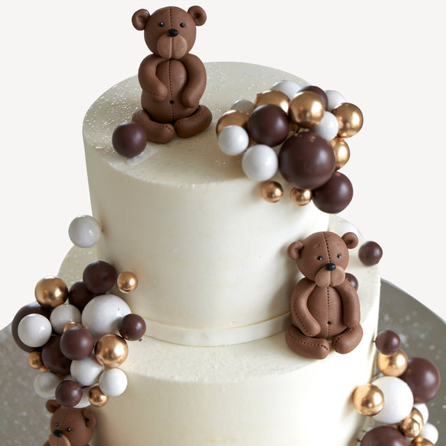 Online Cake Order - Bears & Balloons #297Baby