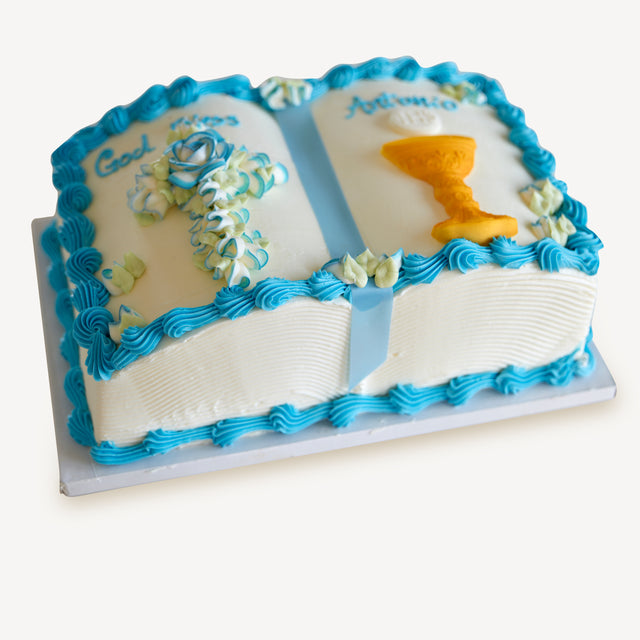 Online Cake Order - Blue Bible #125Religious