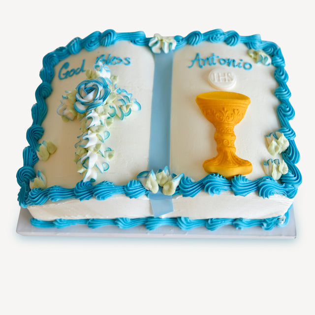Online Cake Order - Blue Bible #125Religious